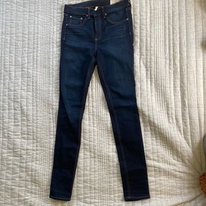 rag & bone, high rise skinny, size 28
